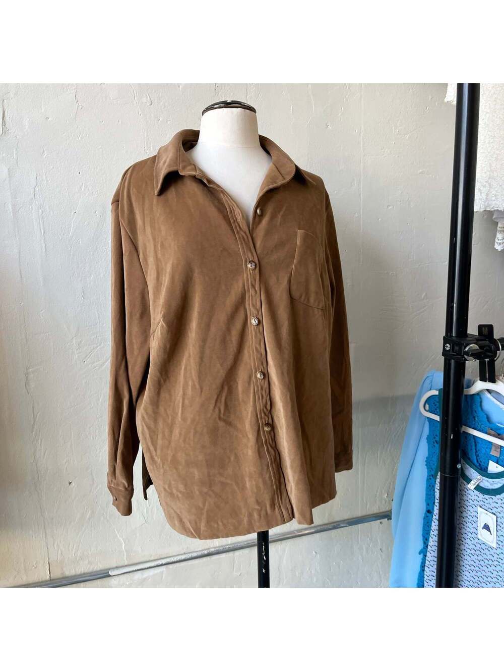 Suede Button Up (22WP)
